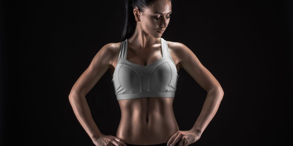 attractive fitness woman, trained female body, lifestyle portrai